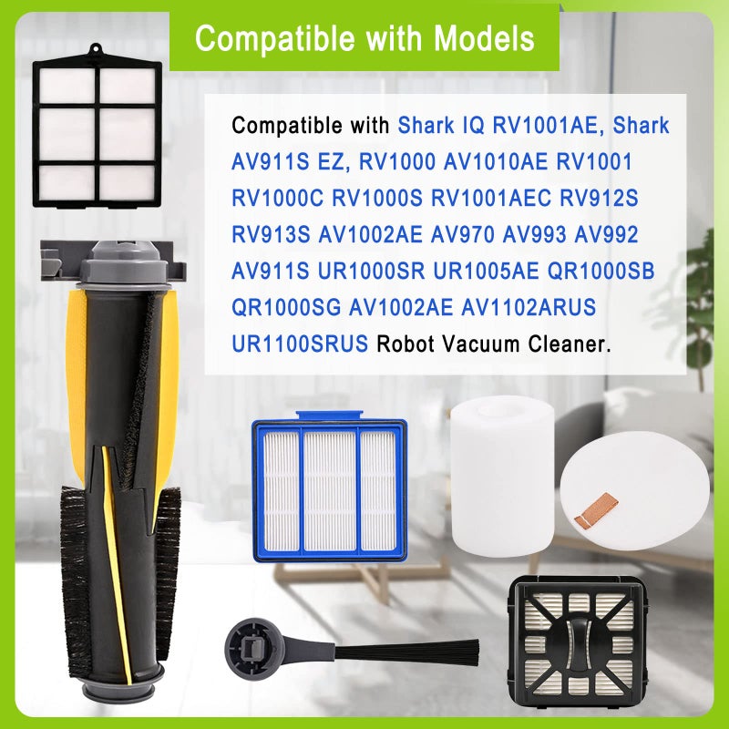 LesinaVac Replacement Parts Kit for Shark AV911S RV912S RV913S AV1002AE IQ R101AE (RV1001AE),IQ R101 (RV1001) Robot Vacuum Cleaner - Image 2